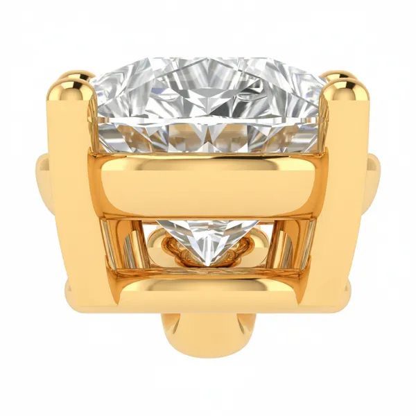 Chic Modern Diamond Pendant - View 4