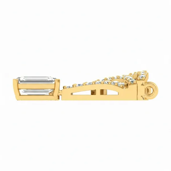 Elegant Cross Diamond Pendant - View 3