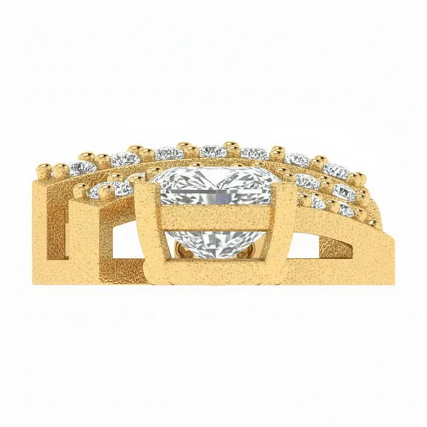 Elegant Cross Diamond Pendant - View 4