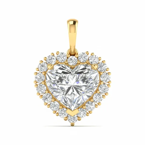 Captivating Oval Diamond Pendant - Laboratory-Grown Diamond Pendant