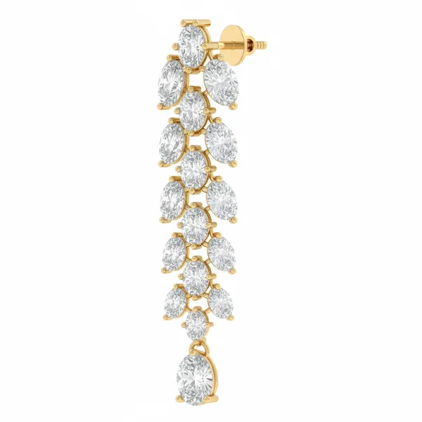 Zarina Cascade Swing Earrings - View 3