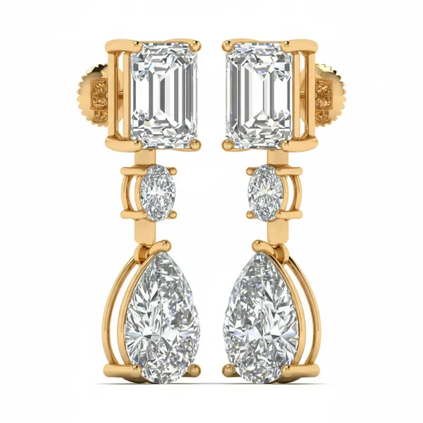Diantha Diamond Studs - View 2