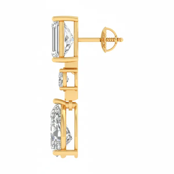 Diantha Diamond Studs - View 3