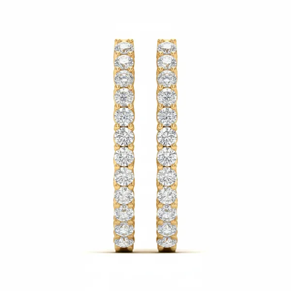 The Lysandra Blossom Drop Earrings - Laboratory-Grown Diamond Earrings