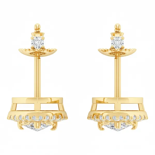 Elara Pendant Earrings - View 4