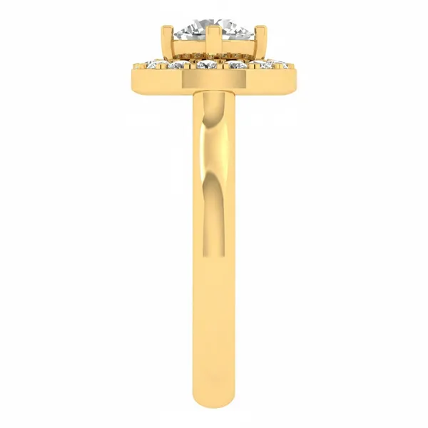 Classic Cluster Diamond Ring - View 4