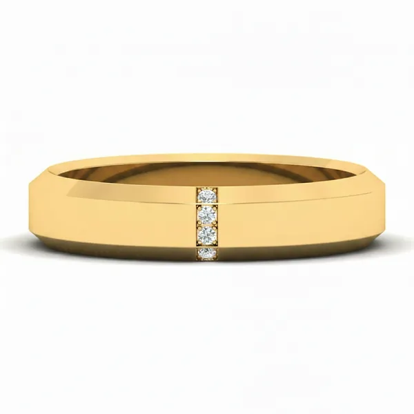 Serene Bezel Diamond Ring - View 2