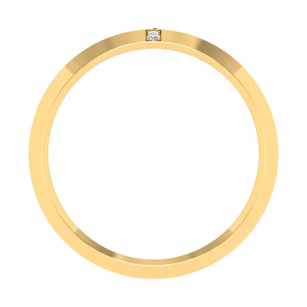 Serene Bezel Diamond Ring - View 3