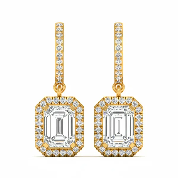 Salerno Tiered Earrings - Laboratory-Grown Diamond Earrings