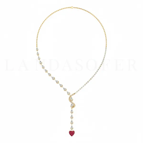 Delicate Cluster Diamond Necklace - Laboratory-Grown Diamond Necklace