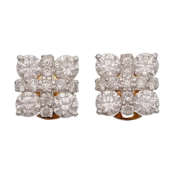 Majestic Harmony Diamond Earrings - View 2