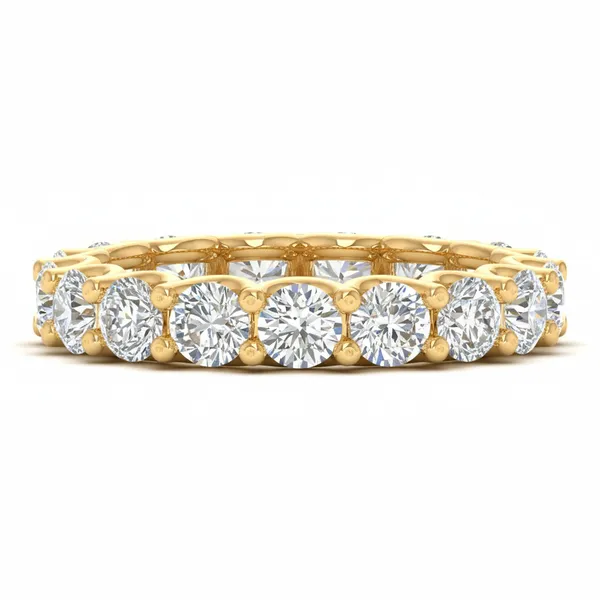 Couture Three-Stone Diamond Ring - View 2