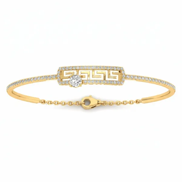 Sophisticated Imperial Diamond Bangle - Laboratory-Grown Diamond Bangle