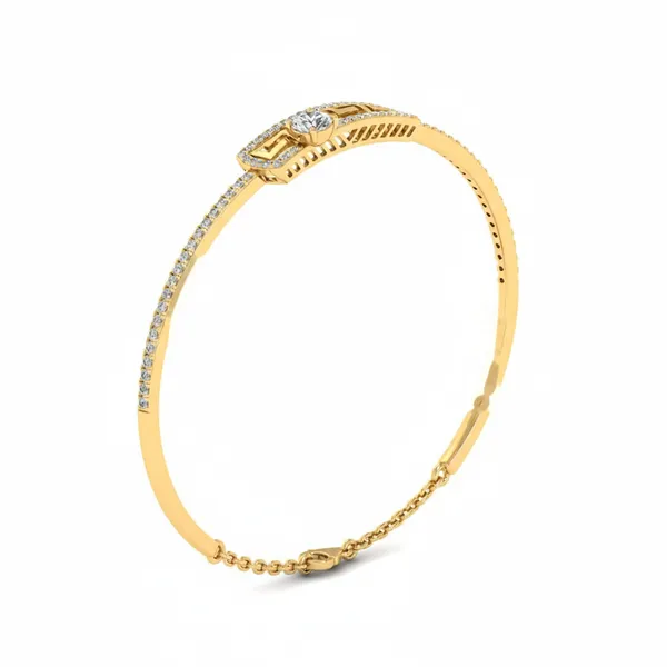 Sophisticated Imperial Diamond Bangle - View 2