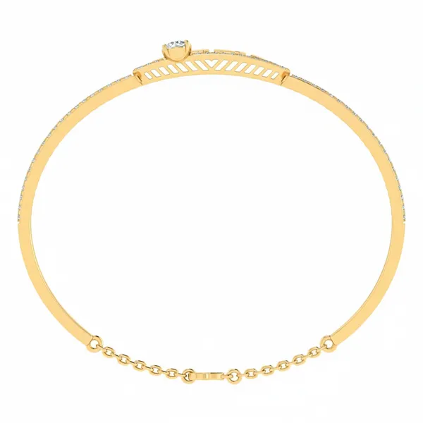 Sophisticated Imperial Diamond Bangle - View 3