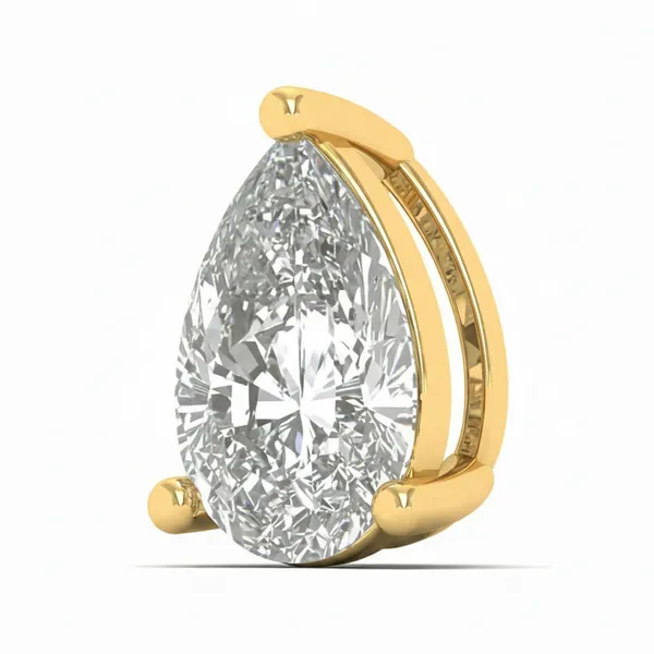 Iconic Crescent Diamond Pendant - View 2