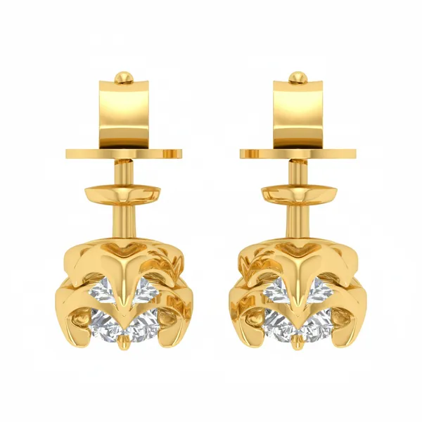 Ultravioletta Cluster Studs - View 4