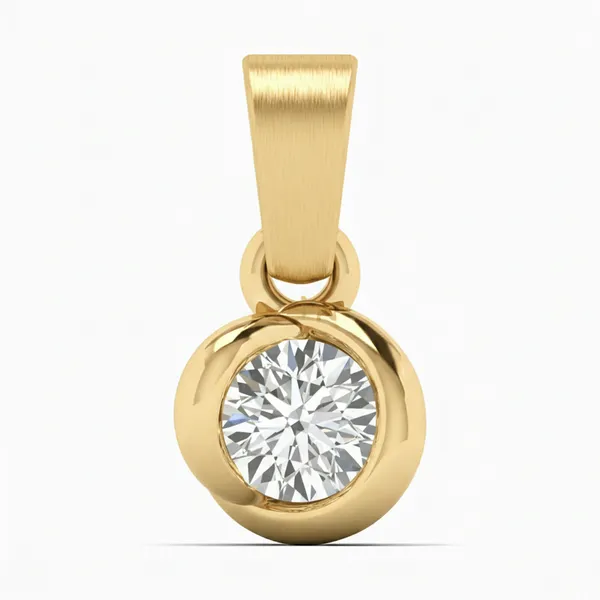 Celestial Star Diamond Pendant - Laboratory-Grown Diamond Pendant