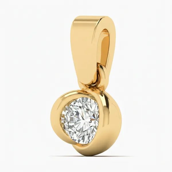 Celestial Star Diamond Pendant - View 2