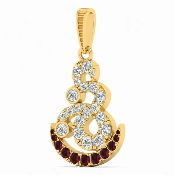 Celestial Infinity Diamond Pendant - View 2