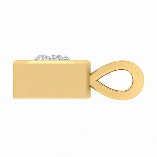 Sophisticated Floral Diamond Pendant - View 3