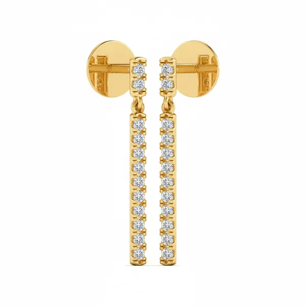 Bellezza Teardrop Cluster Earrings - View 2