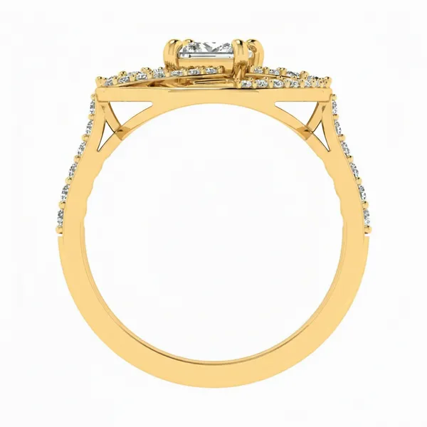 Stunning Accent Diamond Ring - View 3