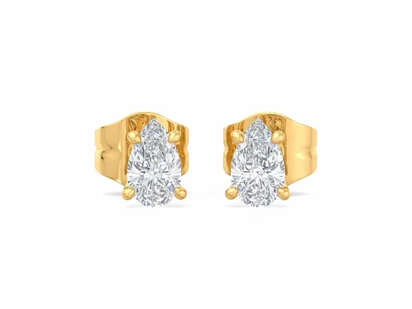 Rivoli Swan Solitaire Studs - View 2