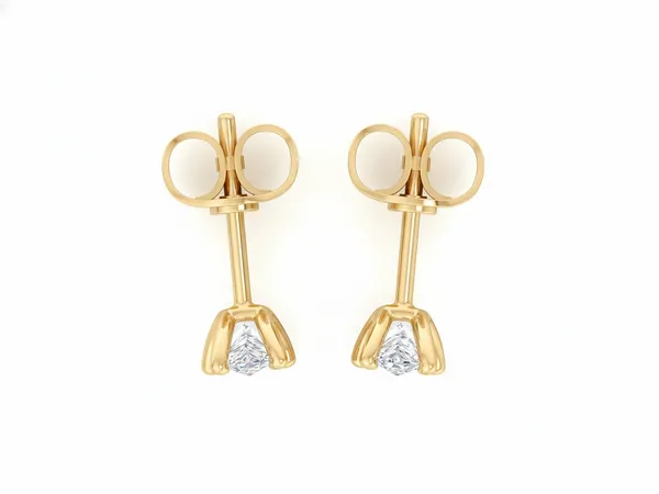 Rivoli Swan Solitaire Studs - View 4