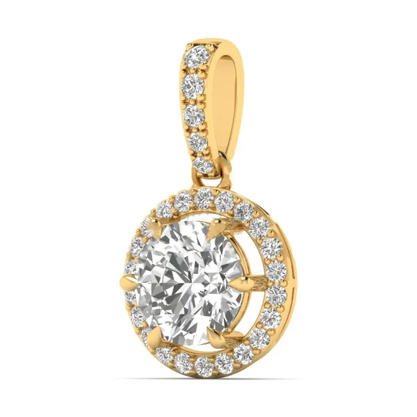 Refined Butterfly Diamond Pendant - View 2