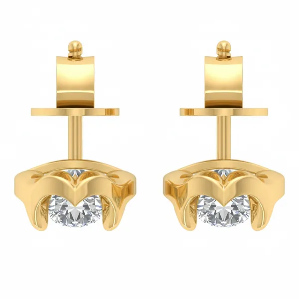 Callista Solitaire Studs - View 4