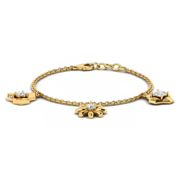 Luminous Sunset Diamond Bracelet - Laboratory-Grown Diamond Ladies Bracelet