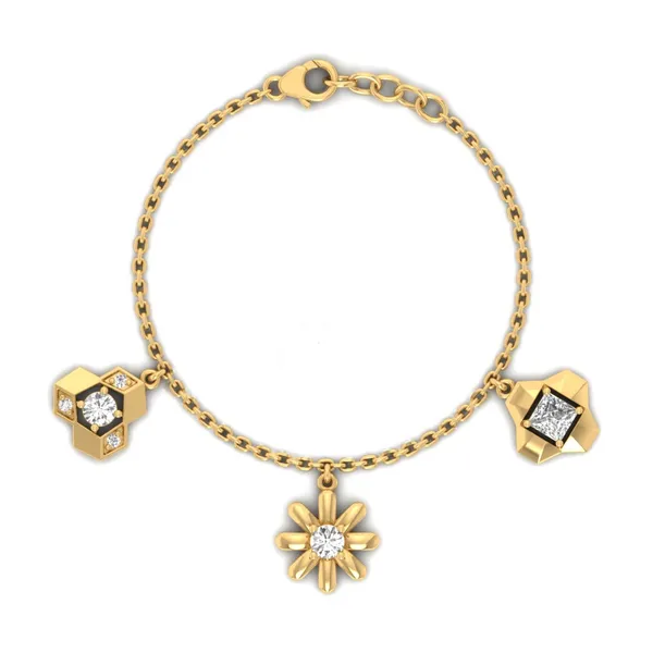 Luminous Sunset Diamond Bracelet - View 3