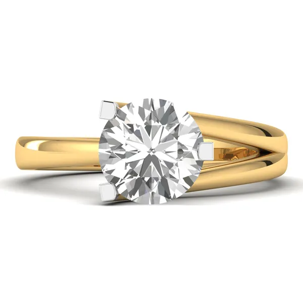 Serene Dome Diamond Ring - View 2
