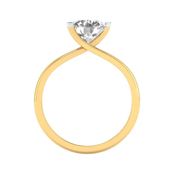 Serene Dome Diamond Ring - View 3