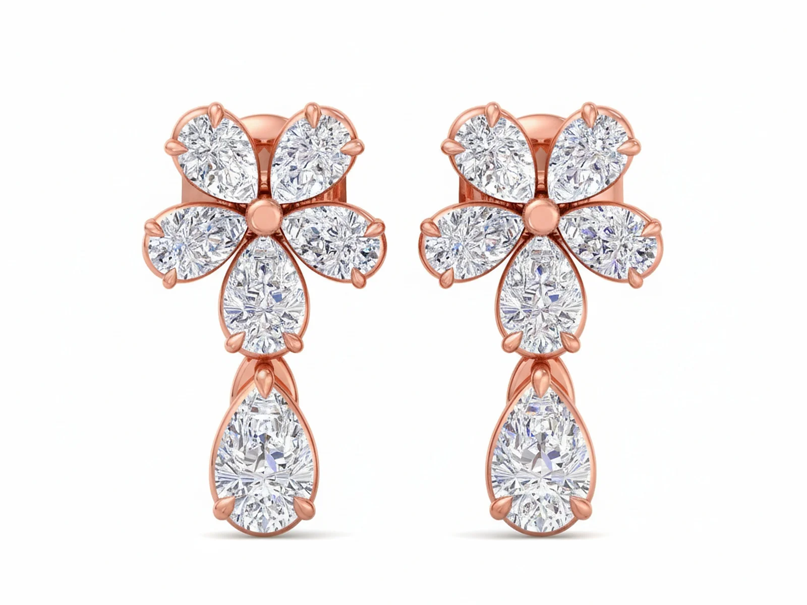 The Maharani Constellation Bouquet Earrings - Laboratory-Grown Diamond Earrings