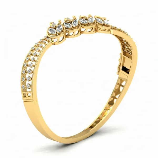 Classic Radiance Diamond Bangle - View 2