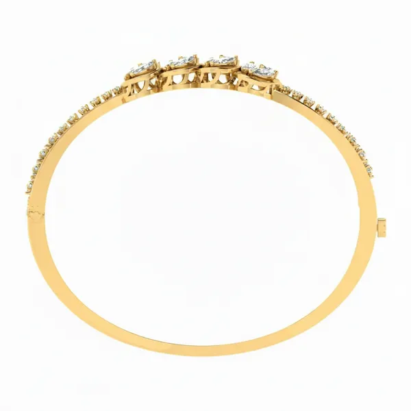Classic Radiance Diamond Bangle - View 3
