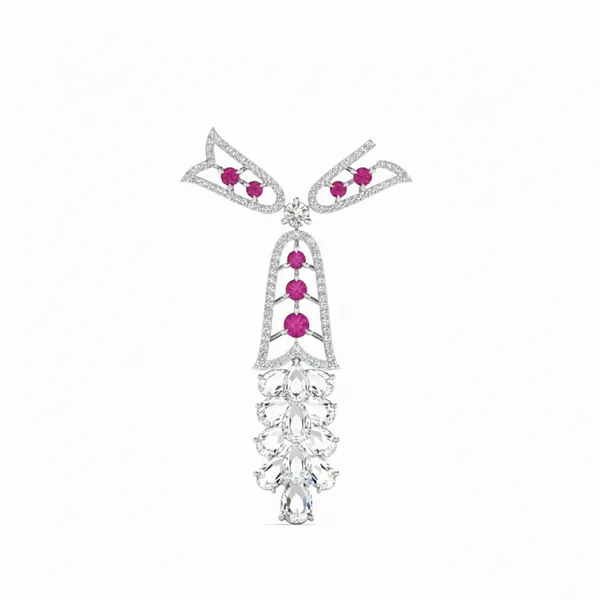 Bold Luxe Diamond Necklace - View 4