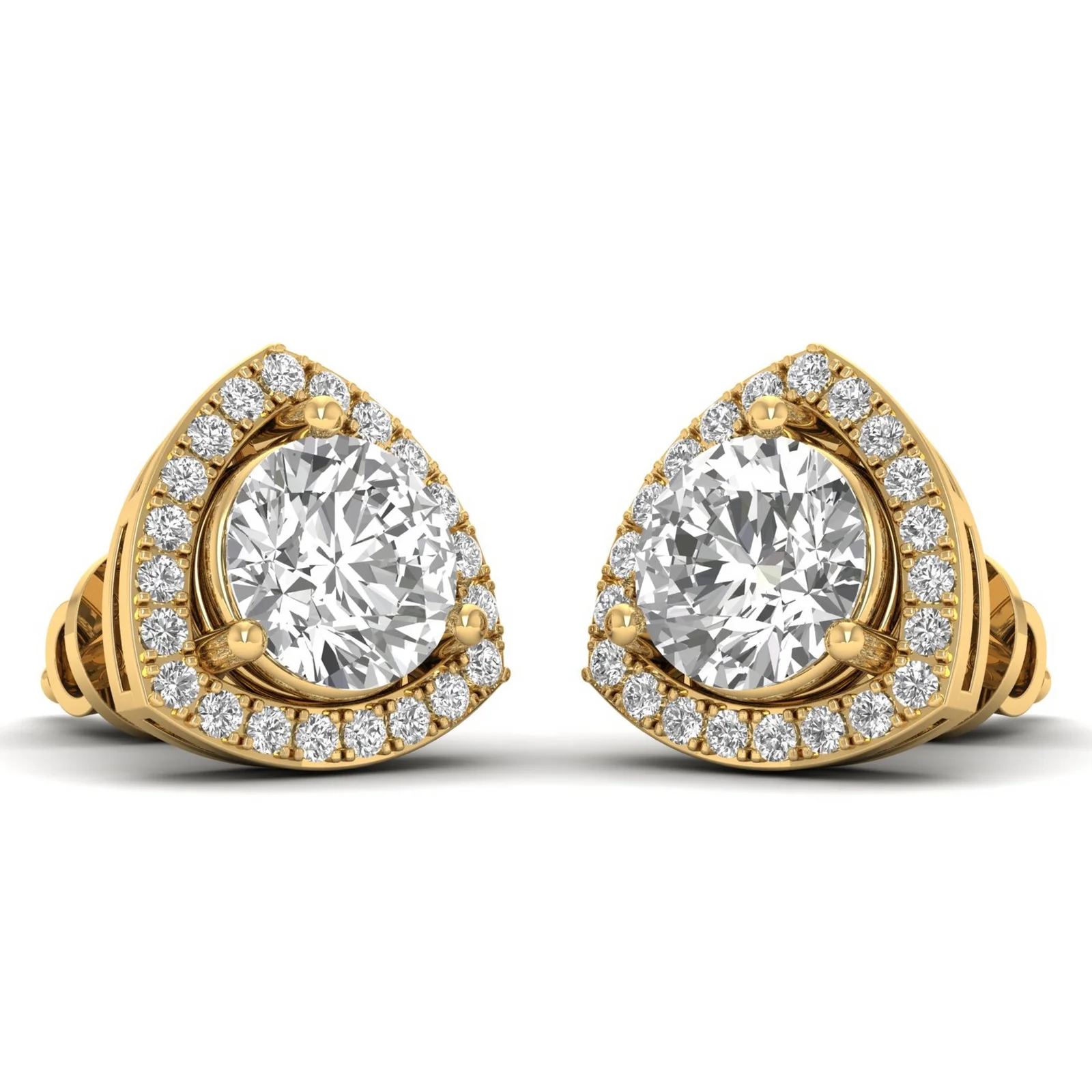 The Kalinda Bloom Swing Earrings - Laboratory-Grown Diamond Earrings