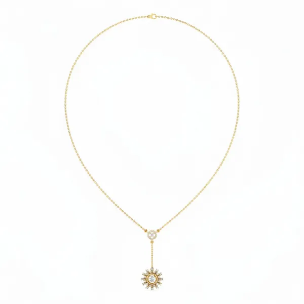 Vivid Channel Diamond Necklace - Laboratory-Grown Diamond Necklace