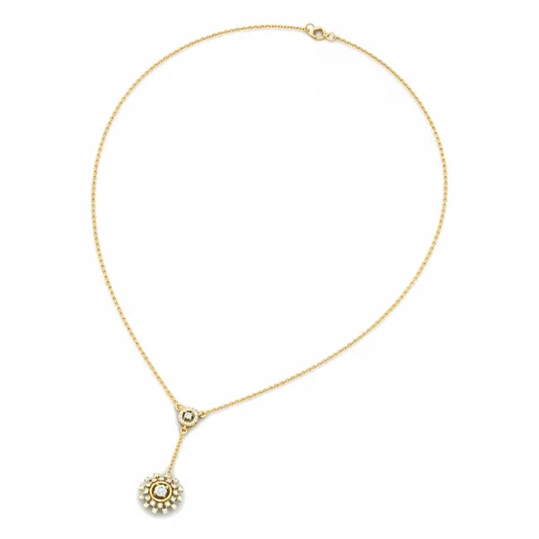 Vivid Channel Diamond Necklace - View 3