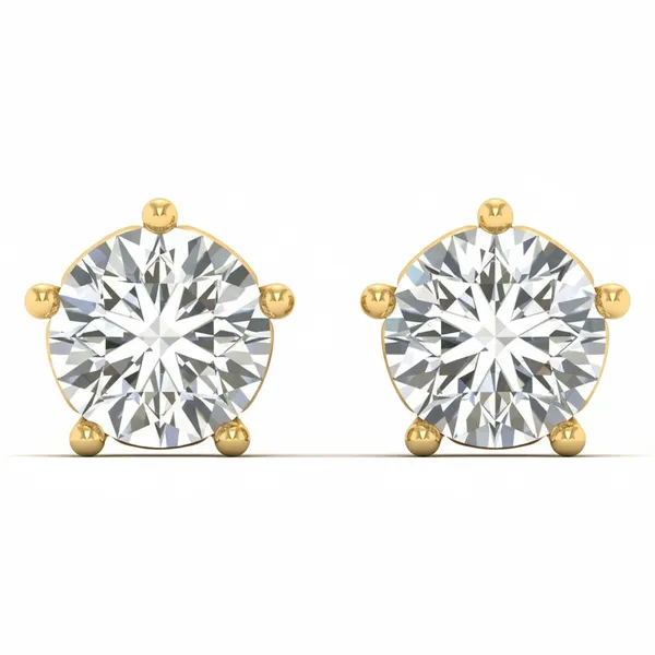 Lairesse Solitaire Earrings - Laboratory-Grown Diamond Earrings