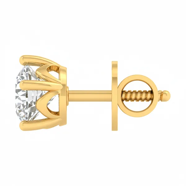 Lairesse Solitaire Earrings - View 3