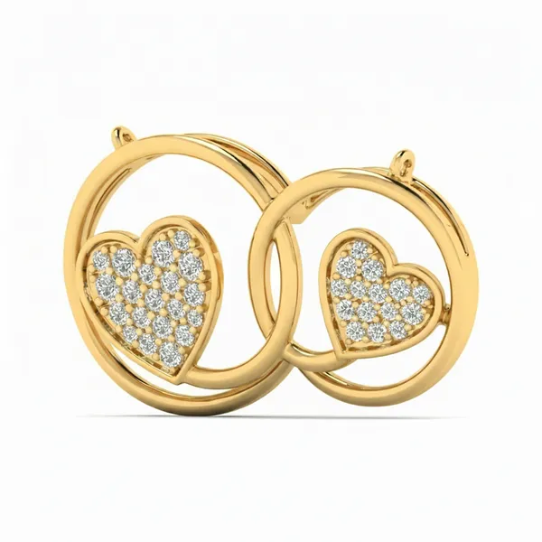 Resplendent Oval Diamond Pendant - View 2