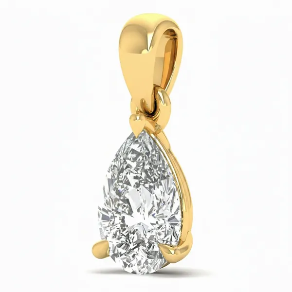 Stunning Cascade Diamond Pendant - View 2