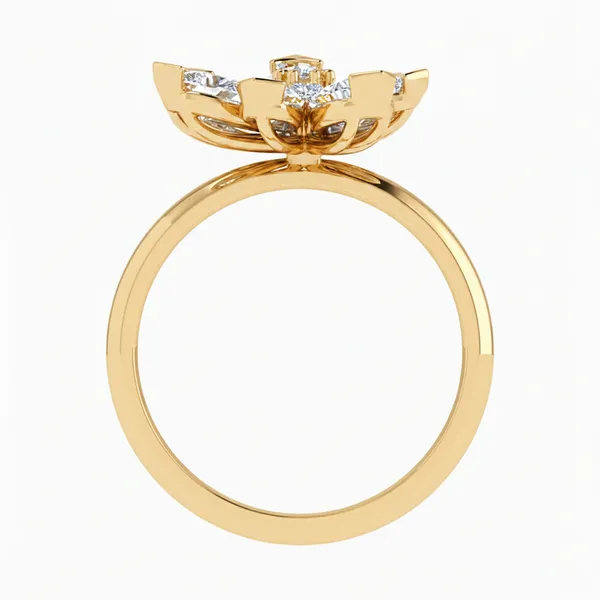 Ravishing Tiara Diamond Ring - View 3