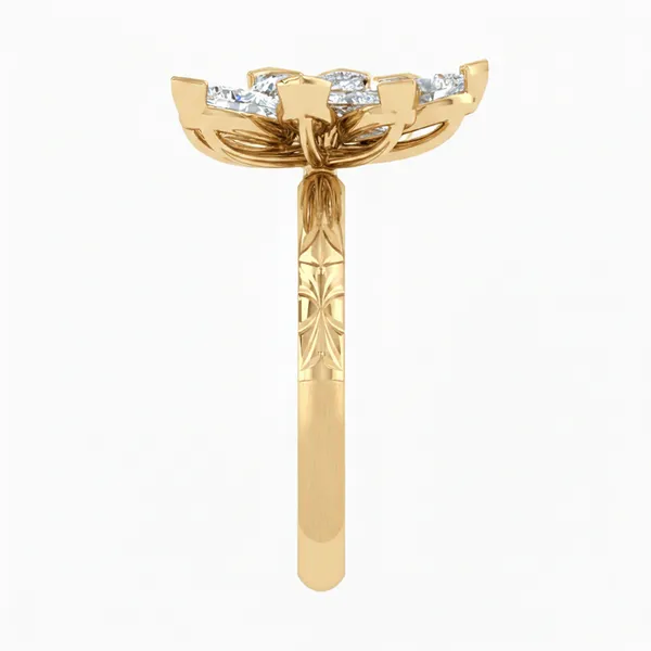 Ravishing Tiara Diamond Ring - View 4