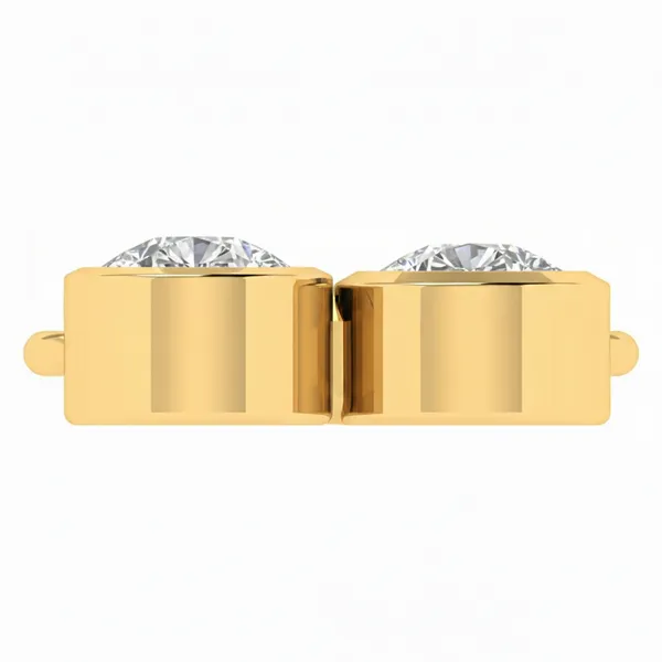 Sophisticated Halo Diamond Pendant - View 4