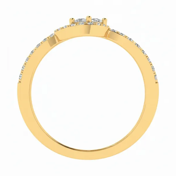 Sophisticated Channel Diamond Ring - View 3